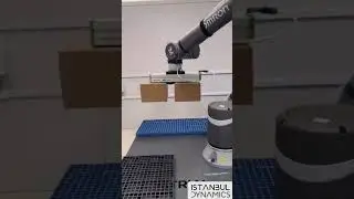 Cobot robot arm gripper pick and place