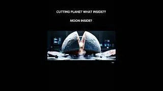 cutting Inside Planet #moon #earth #ai #mars #solarsystem #solar #universe #satellite #space #veo3