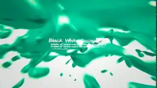 Paint Splash VZ Logo Animation Special Effects Clip With Audio