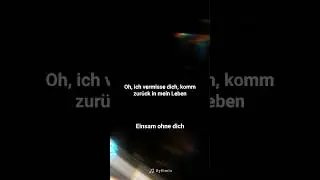 Einsam ohne Dich, create by tomieze