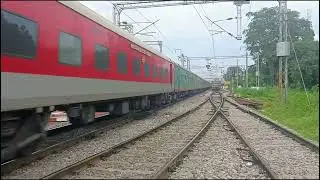 12724 TELANGANA EXPRESS NEW DELHI - HYDERABAD DECCAN NAMPALLY SKIPPING GHATKESAR AT 125KMPH