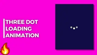 🔥THREE DOT LOADING ANIMATION USING HTML AND CSS🔥|@becodewala #html #css #loading #animations