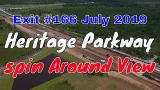 Heritage Parkway Exit #166 |  I-95 To Babcock St. (Spin Around) View