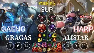 DFM Gaeng Gragas vs KT Harp Alistar Sup - KR Patch 11.2