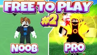 NOOB to PRO Anime Evolution Simulator Free to Play (F2P) version - Zero Robux spent - Part 2