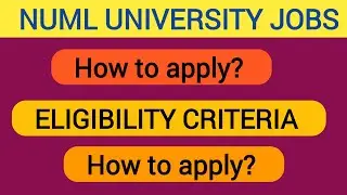 National University of modern languages jobs 2022 | NUML University jobs 2022 | Test knowledge.