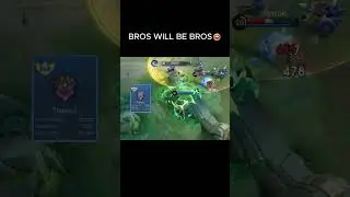 It's just a normal day for me and bro😂 #MLBB #mobilelegends