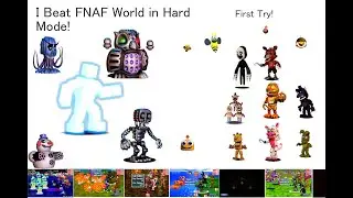 I beat FNAF world on Hard Mode!