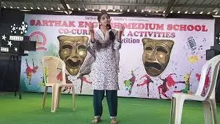 Majhe Baba&rdquo; | Emotional Acting Performance by Vedika Hajare | Sarthak School