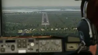 X-Plane 12 Bahama Air B737-700 Landing MYNN Lynden Pindling International Airport