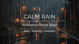 🔴 (NO ADS, NO THUNDER) Forest Rain Echoes - Gentle Nature Sounds for Calm Nights