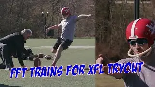 PFT Trains For His XFL Tryout