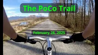 The PoCo Trail in Port Coquitlam, Canada 28/02/2025