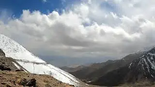 Snowfall at kardungla in Summer