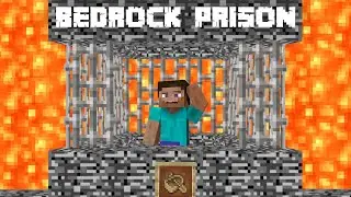 The Hardest Bedrock Prison In Minecraft!