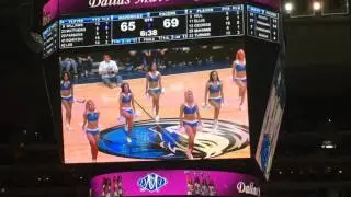 Dallas Mavericks Dancers perform to 