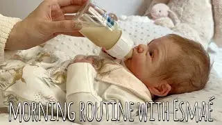 A Relaxing Morning Routine With Newborn Baby Esmaé🧸 Emilyxreborns