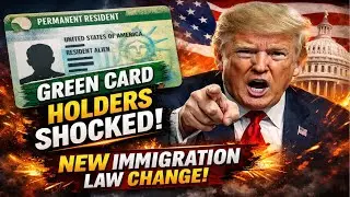 Green Card Holders Shocked! New US Immigration Law Just Changed Everything