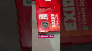 Car battery charging #carbatteries #exide #amaronbattery #cars
