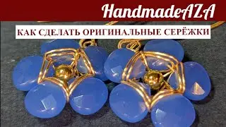 Make Your Own UNIQUE Earrings with Natural Stones