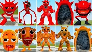 NEW ALL SPRUNKI RADDY VS RADDY CTHULHU VS ALL SPRUNKI OREN VS OREN SPRUNKI CTHULHU in GARRY'S MOD!!!