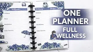 I Turned ONE Planner Into My Wellness & Meal Tracker ✨ | Live Love Posh Quad Lined