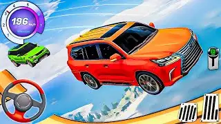 Mega Ramp Impossible Car Stunts Driving - Extreme SUV Prado Stunts 3D - Android Gameplay