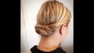 Twisted Updo / thin and short Hair / dünnes Haar