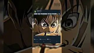 Eren use Founding titan power ☠️