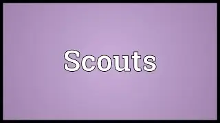 Scouts Meaning