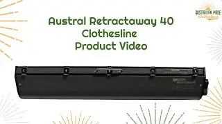 Austral Retractaway 40 Clothesline Product Video - Australian Made Clothesline