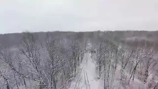 Snowy Day over Hocking County.