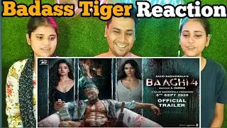 Baaghi 4 Trailer | Tiger, Sanjay, Harnaaz, Sonam | Sajid Nadiadwala | Baaghi 4 Trailer Reaction 