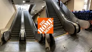 Worn-Out Schindler Double-File Escalators - Home Depot - Jamaica, NY
