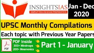UPSC Monthly Magazine | January 2020 | Insights IAS | Vision IAS | PT 365 | IAS 2021 | Part 1