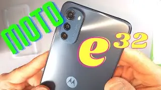 Motorola Moto E 32 - Unboxing. Simple, Functional, Cheap