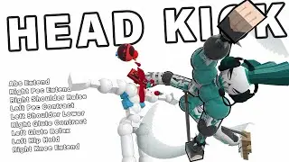 Toribash Moves to Try: Instant Head Kick ► Toribash
