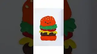 #лепка бургер 🍔