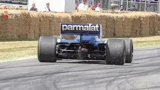 Brabham BT52 F1 Turbo in Action - BMW M12/13 1.5L 4-Cylinder Engine Sound!