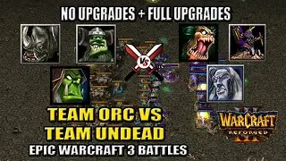 Raider/ Kodobeast/ Far Seer vs Ghoul/ Obsidian Statue/ Death Knight - Warcraft 3