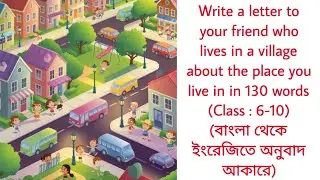 Write a letter to your friend who lives in a village about the place you live in in 117 words