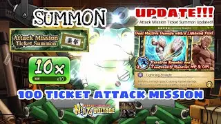 TICKET UPDATE | SUMMON 100 TICKET ATTACK MISSION | NXB NV #HajiNxB