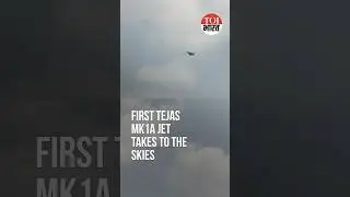 Watch: India's First Tejas-Mk1a Made in Nashik Takes Flight, Gets Water Cannon Salute