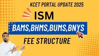 INDIAN SYSTEM OF MEDICINE and HOMEOPATHY FEE STRUCTURE 2025| KEA 2025|