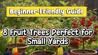 8 Fruit Trees Perfect for Small Yards | Beginner-Friendly Guide #BalconyGarden #SmallYardIdeas
