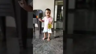 abhir playing with spoon and jar 🫙 🥄🥄🫙 #enjoying alot #cutebaby #fun #baby #dancing #funny