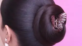 Easy & Elegant Juda Bun Hairstyle for Long Hair | Step-by-Step Tutorial 