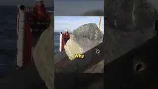Зачем бросать гигантские камни в океан