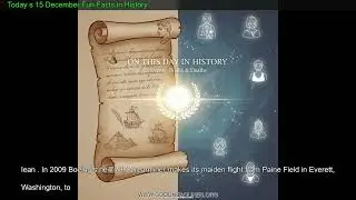 Today s 15 December Fun Facts in History