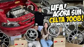 COMPREI AS RODAS PARA O CELTA 7008! O CARRO VAI SER MONTADO NO CENTRO DE COTE&Uacute;DO DA 7008FILMS